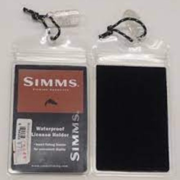 Simms Fishing ID License  Holder Waterproof  NEW - Picture 2 of 6
